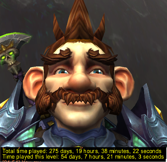 He really liked playing gnomes